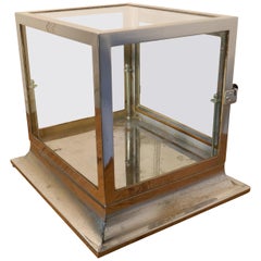 Art Deco Chrome and Glass Cabinet