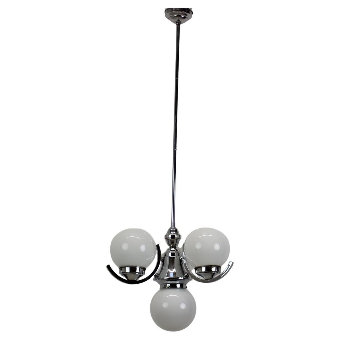 Lustre Art déco, années 1930, Tchécoslovaquie