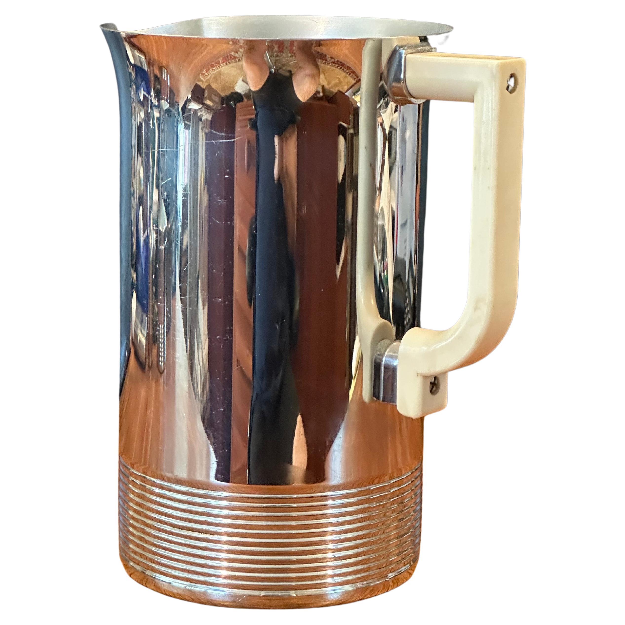 Art Deco Chrome & Bakelite Water Pitcher by Chase Co. For Sale 10
