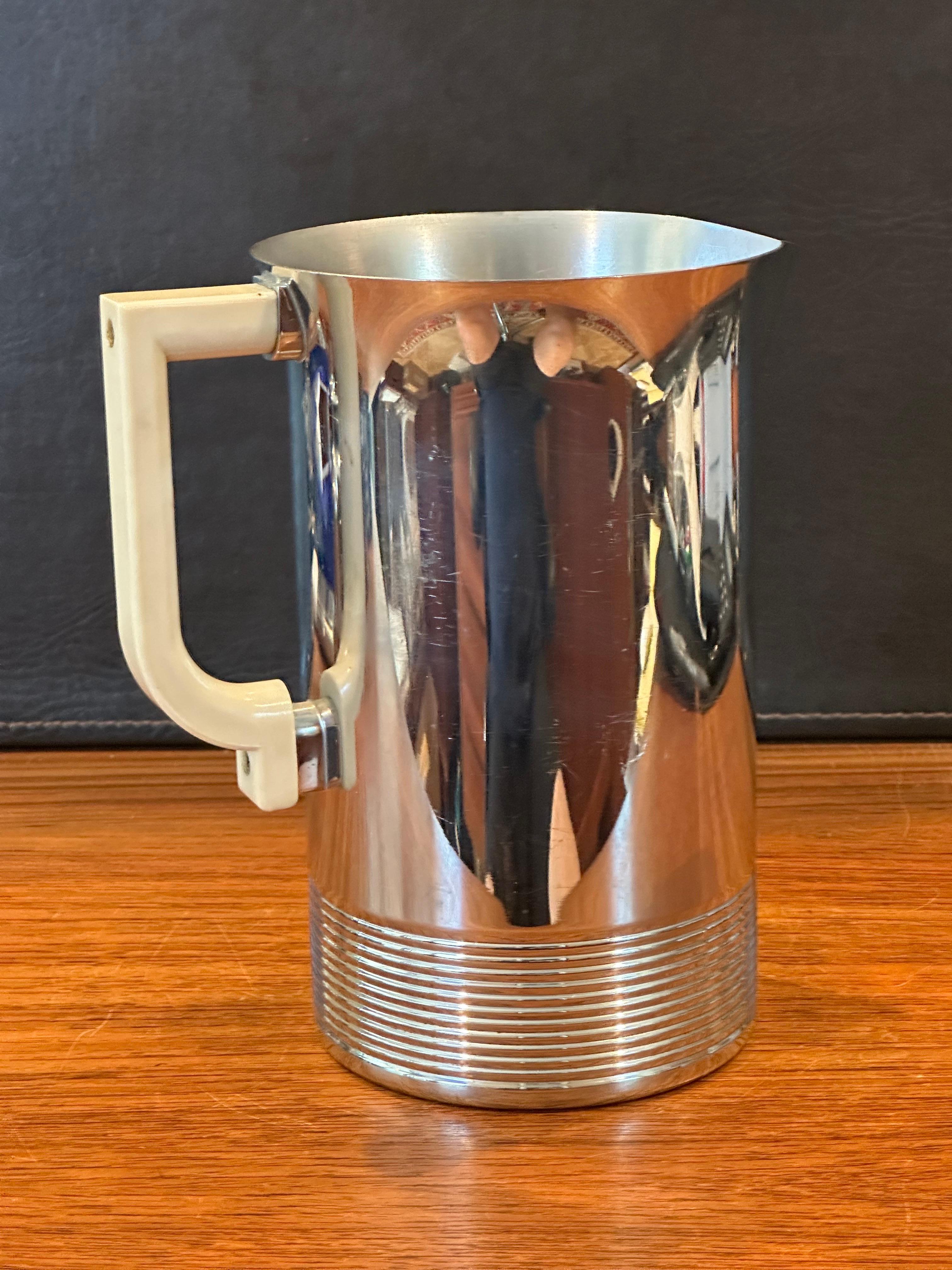 Art Deco Chrome & Bakelite Water Pitcher by Chase Co. For Sale 1