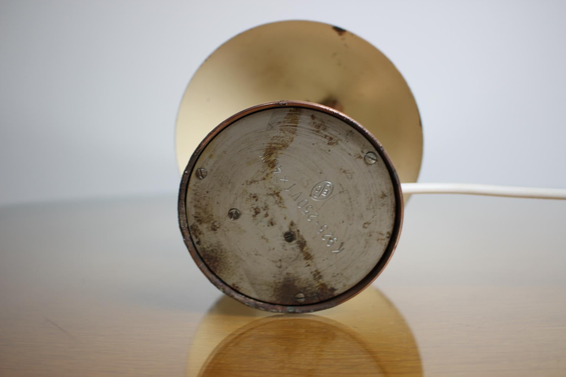 Lámparas de mesa Art Decó Bauhaus cromadas, años 30 en venta 2