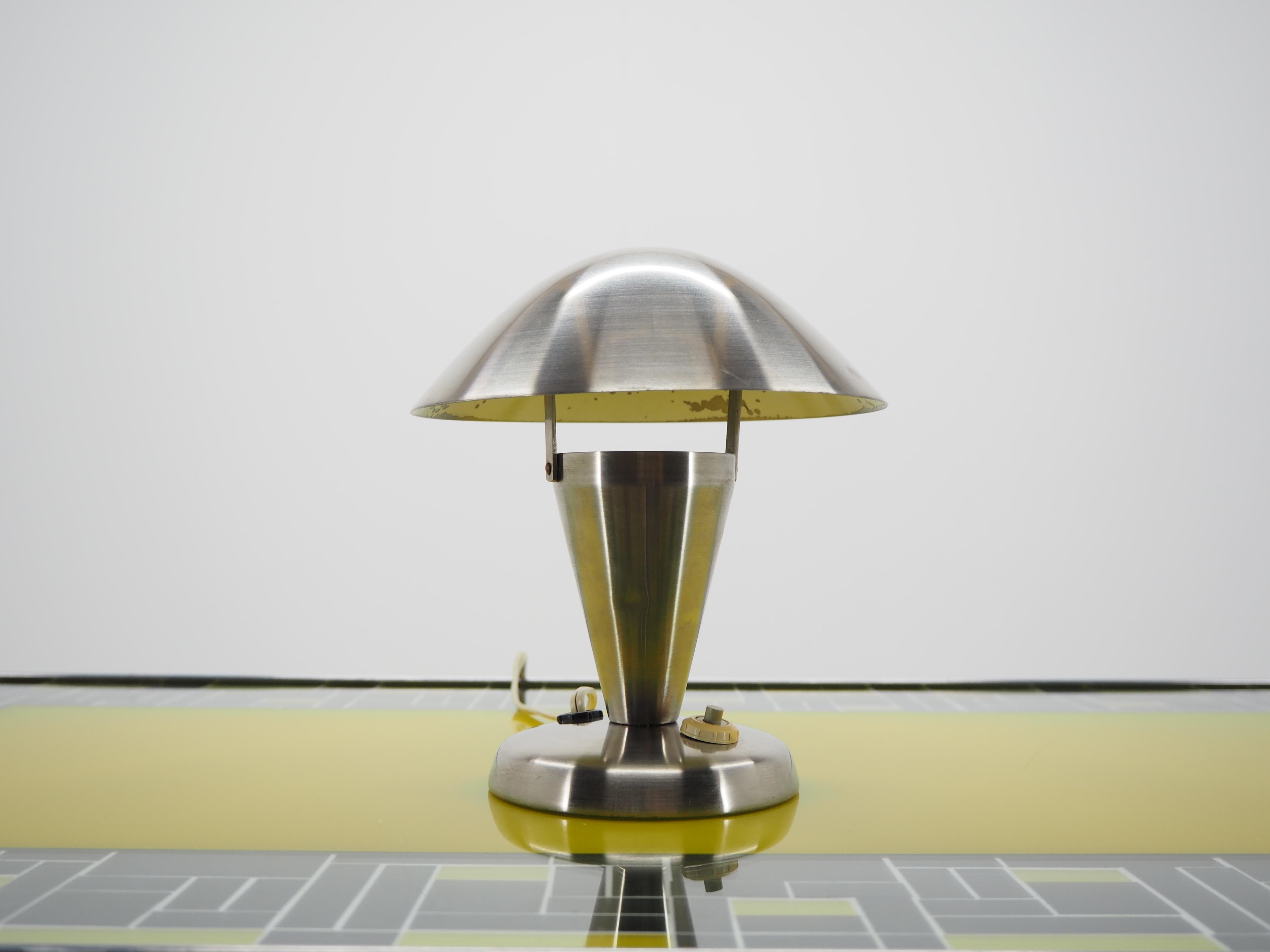 Mid-20th Century Art Deco Chrome Bauhaus Table Lamps, 1930s