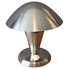 Art Deco Chrome Bauhaus Table Lamps, 1930s