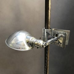 Art Deco Chrome Clip-On Task Lamp