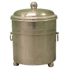Art Deco Chrome Coal Bucket A classic design and a quality piece Art Deco Chrome Coal Bucket A classic design and a quality piece