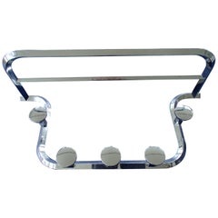 Art Deco Chrome Coat Rack