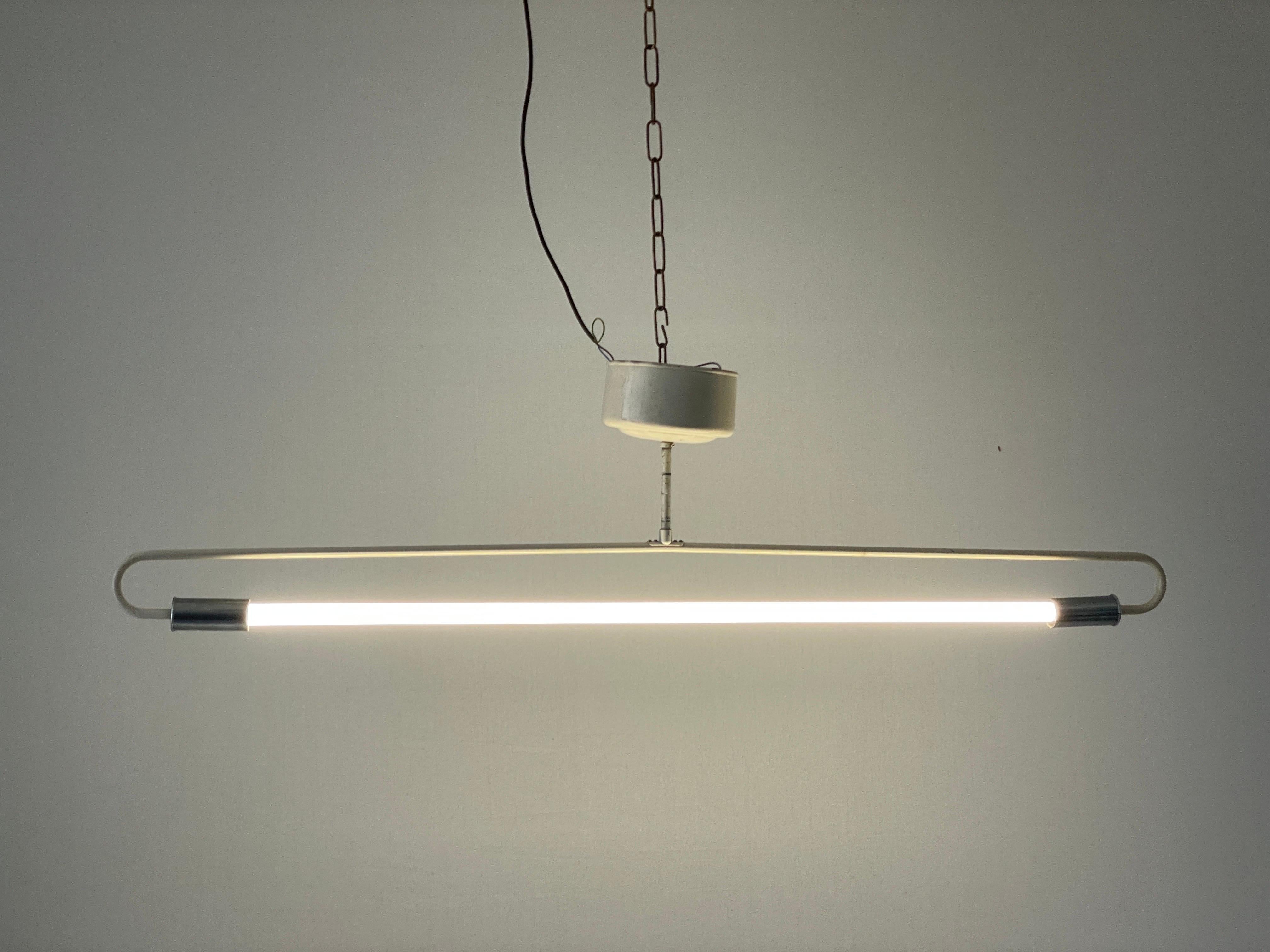 Lampada da soffitto industriale in cromo Art Deco di Kaiser and Co., anni '30, Germania in vendita 3