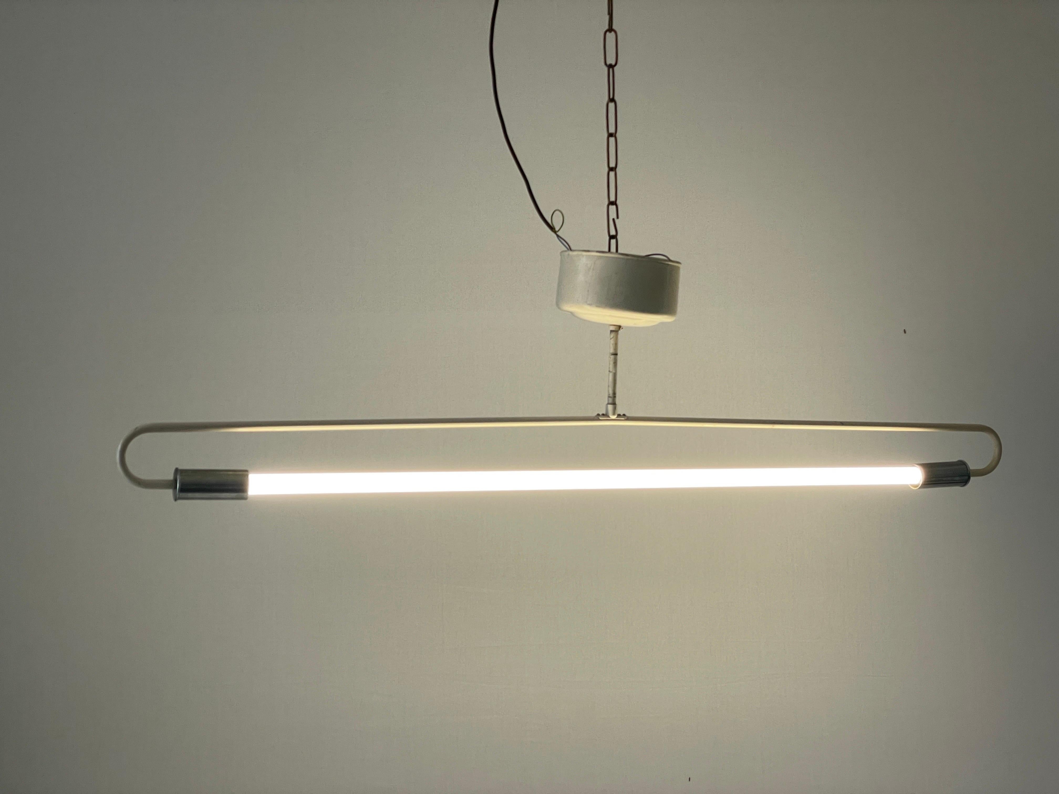 Lampada da soffitto industriale in cromo Art Deco di Kaiser and Co., anni '30, Germania in vendita 5