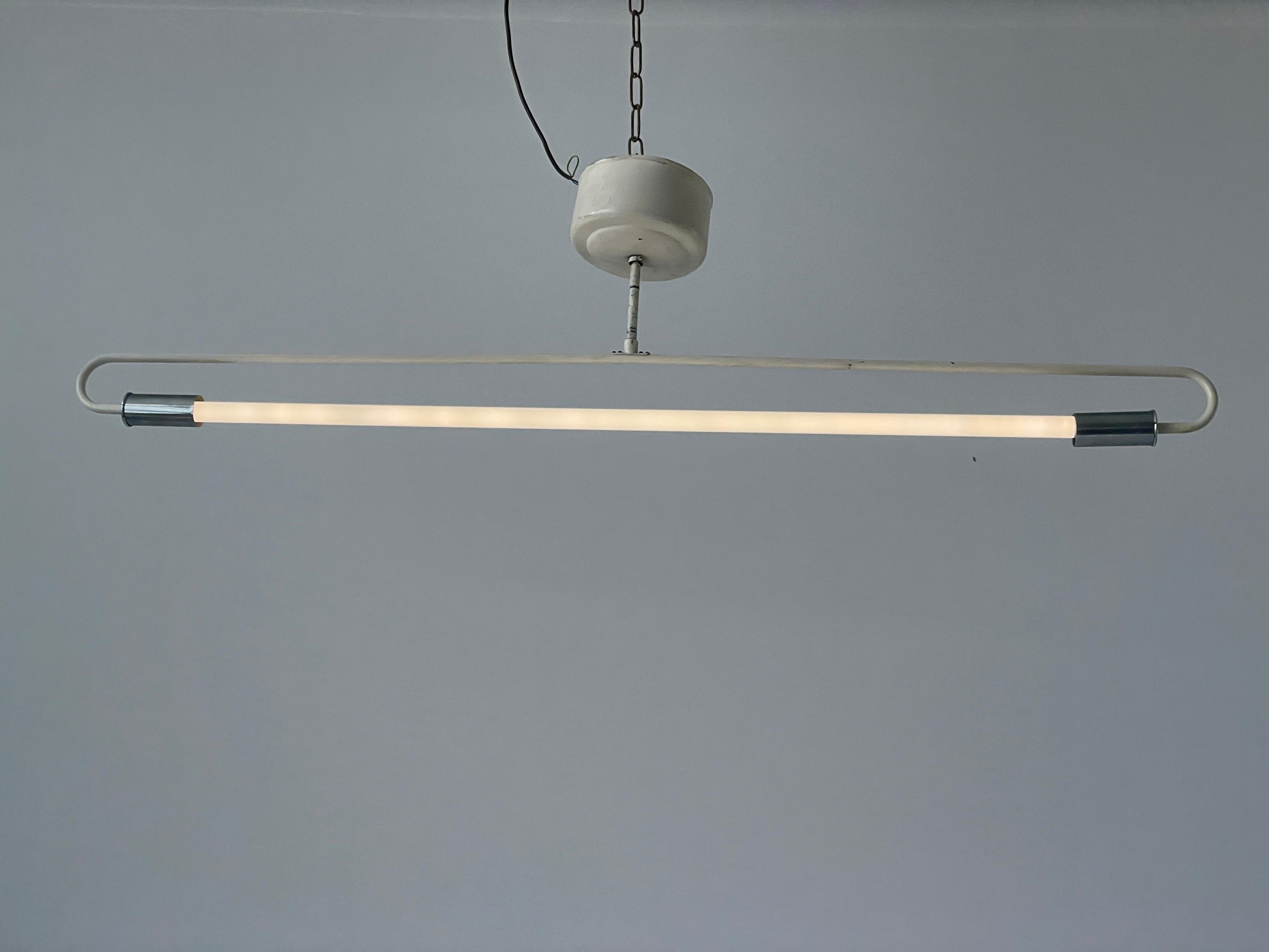 Lampada da soffitto industriale in cromo Art Deco di Kaiser and Co., anni '30, Germania in vendita 6
