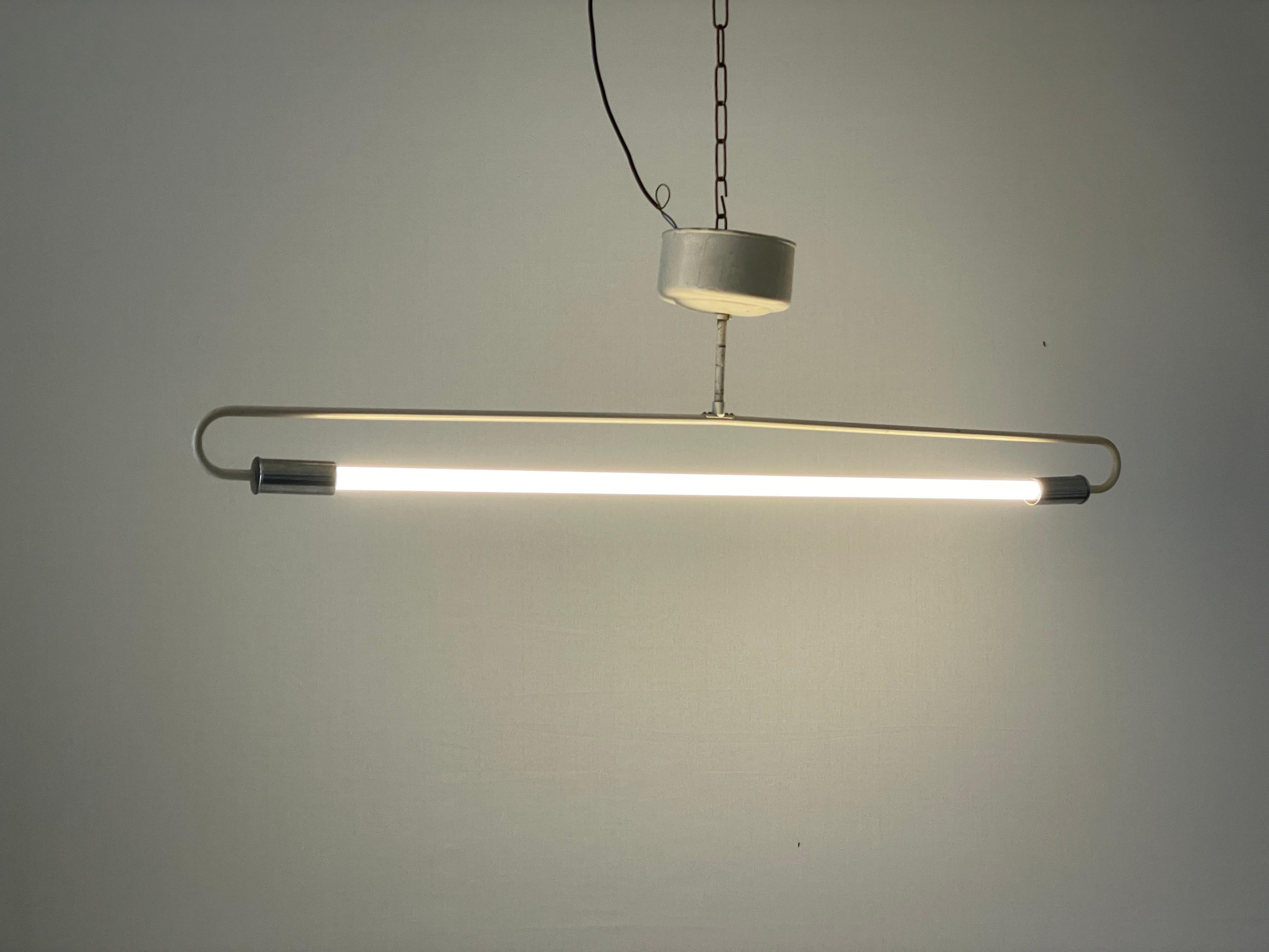 Lampada da soffitto industriale in cromo Art Deco di Kaiser and Co., anni '30, Germania in vendita 7