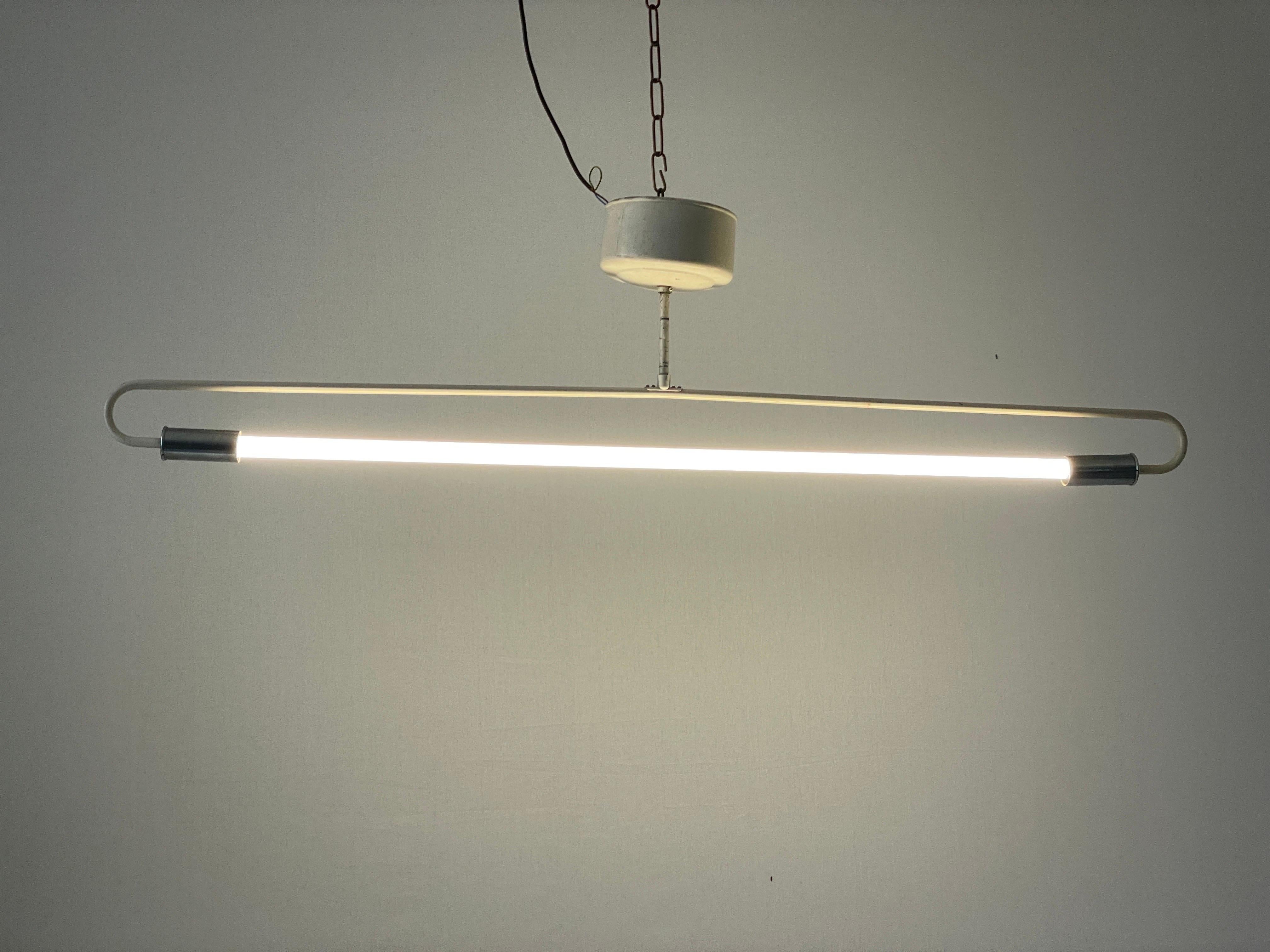 Lampada da soffitto industriale in cromo Art Deco di Kaiser and Co., anni '30, Germania in vendita 9