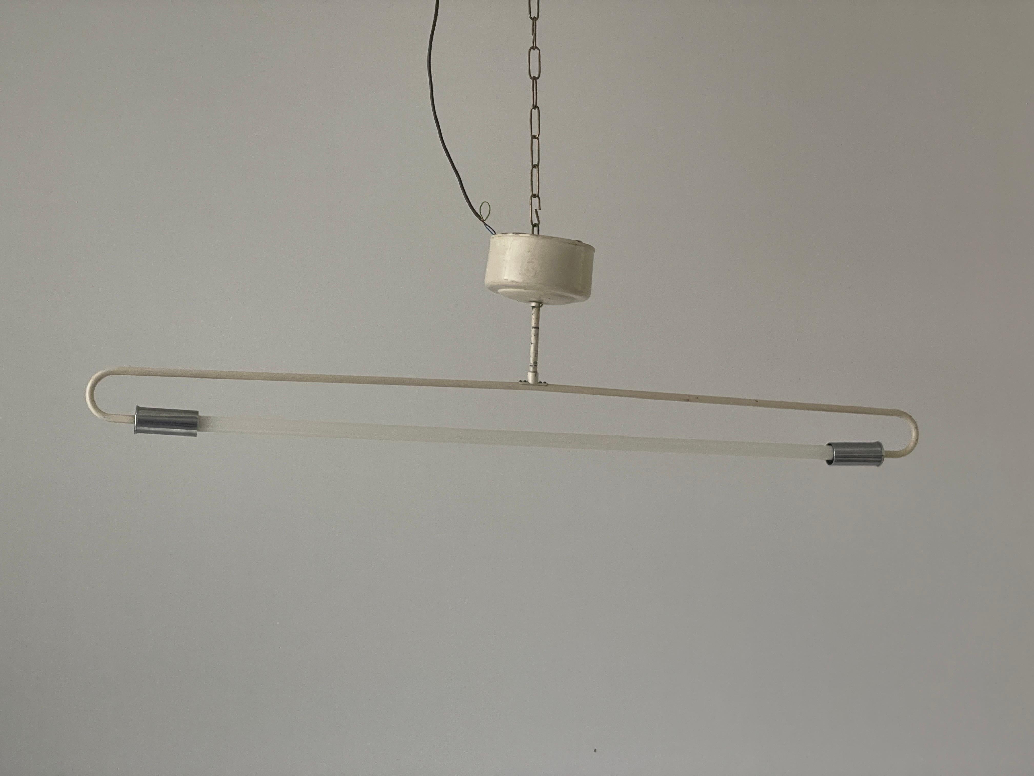 Lampada da soffitto industriale in cromo Art Deco di Kaiser and Co., anni '30, Germania In condizioni ottime in vendita a Hagenbach, DE