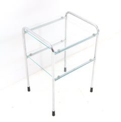Art Deco Chrome Side Table or Telephone Table Model 510 by W.H. Gispen