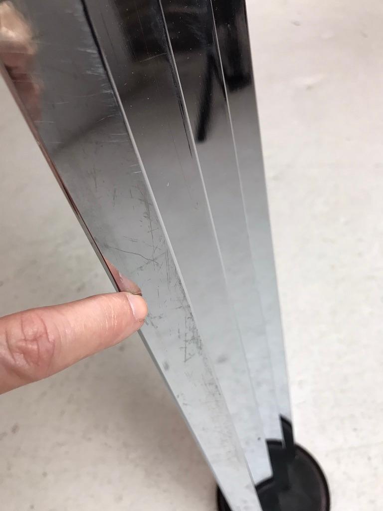 Art Deco Chrome & Smoked Glass Waterfall Dining Table In Good Condition In Dallas, TX