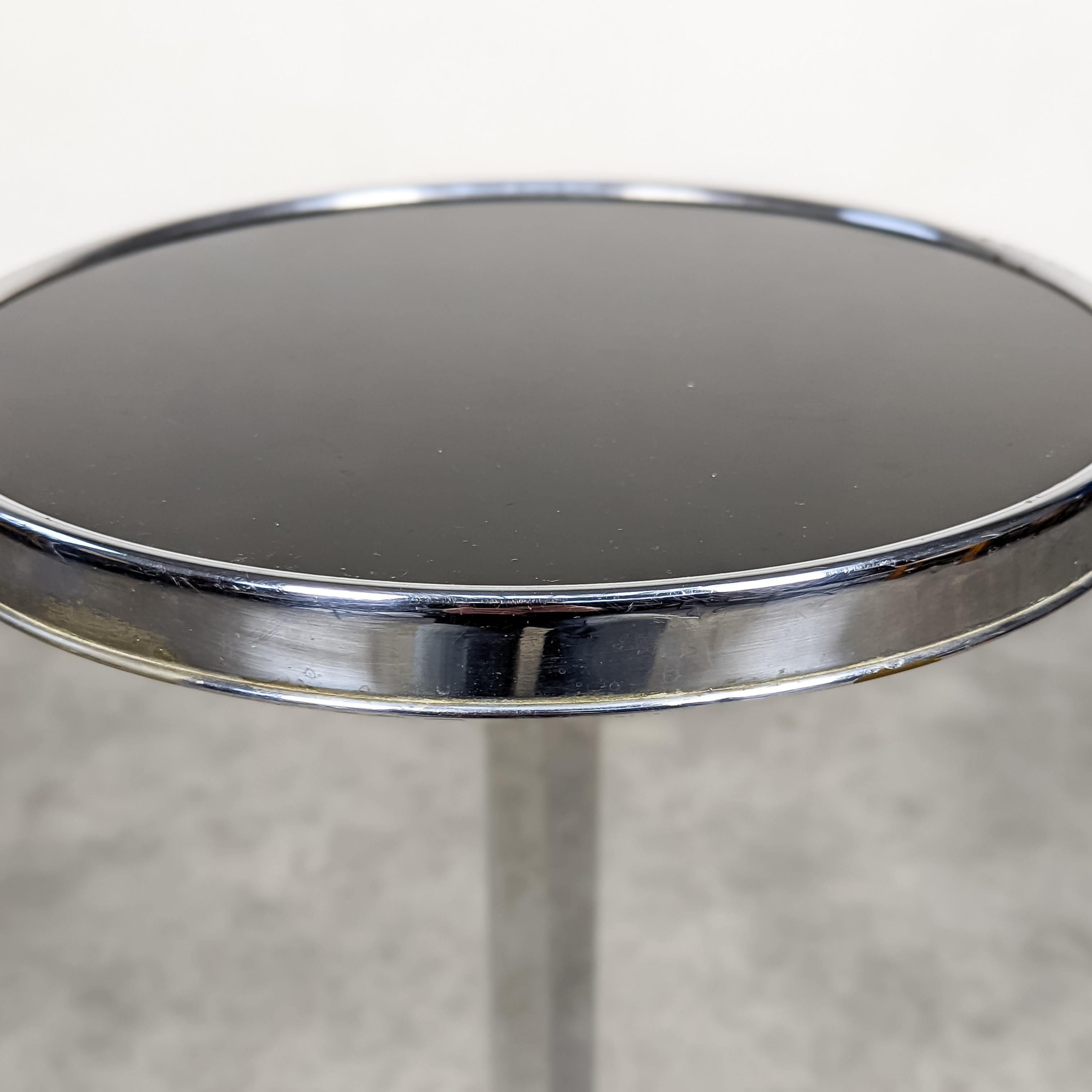 Art Deco Chrome Smokers / Side Table Gebrüder Mäher In Good Condition In PRAHA 5, CZ