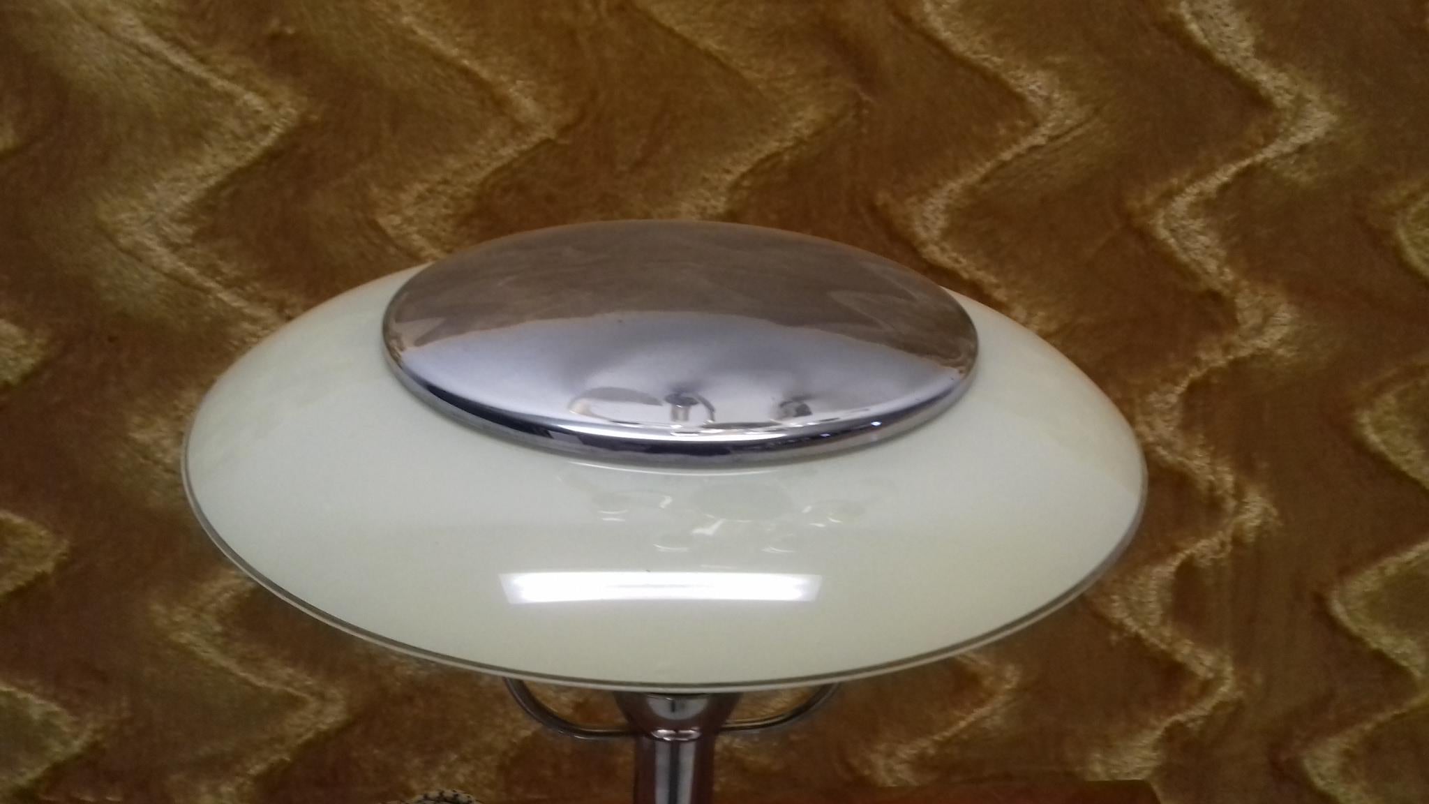 Art Deco Chrome Table Lamp, 1935 In Good Condition In Praha, CZ