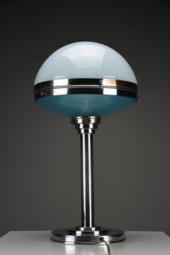 Art Deco Chrome Table Lamp by Bosi & Cie - Model Ilrin 135, France 1930s
