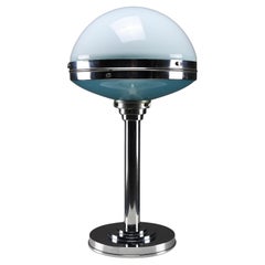Lampada da tavolo Art Deco cromata di Bosi & Cie - Model Ilrin 135, Francia anni '30