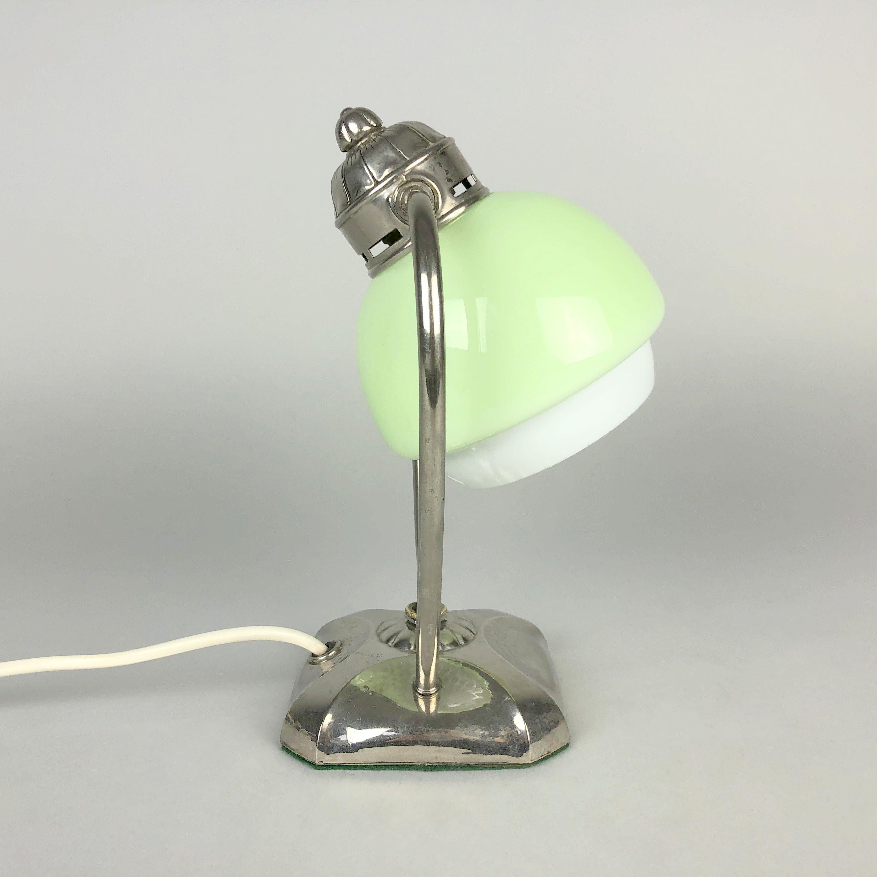 Art Deco Chrome Table Lamp or Lantern, 1930s 4