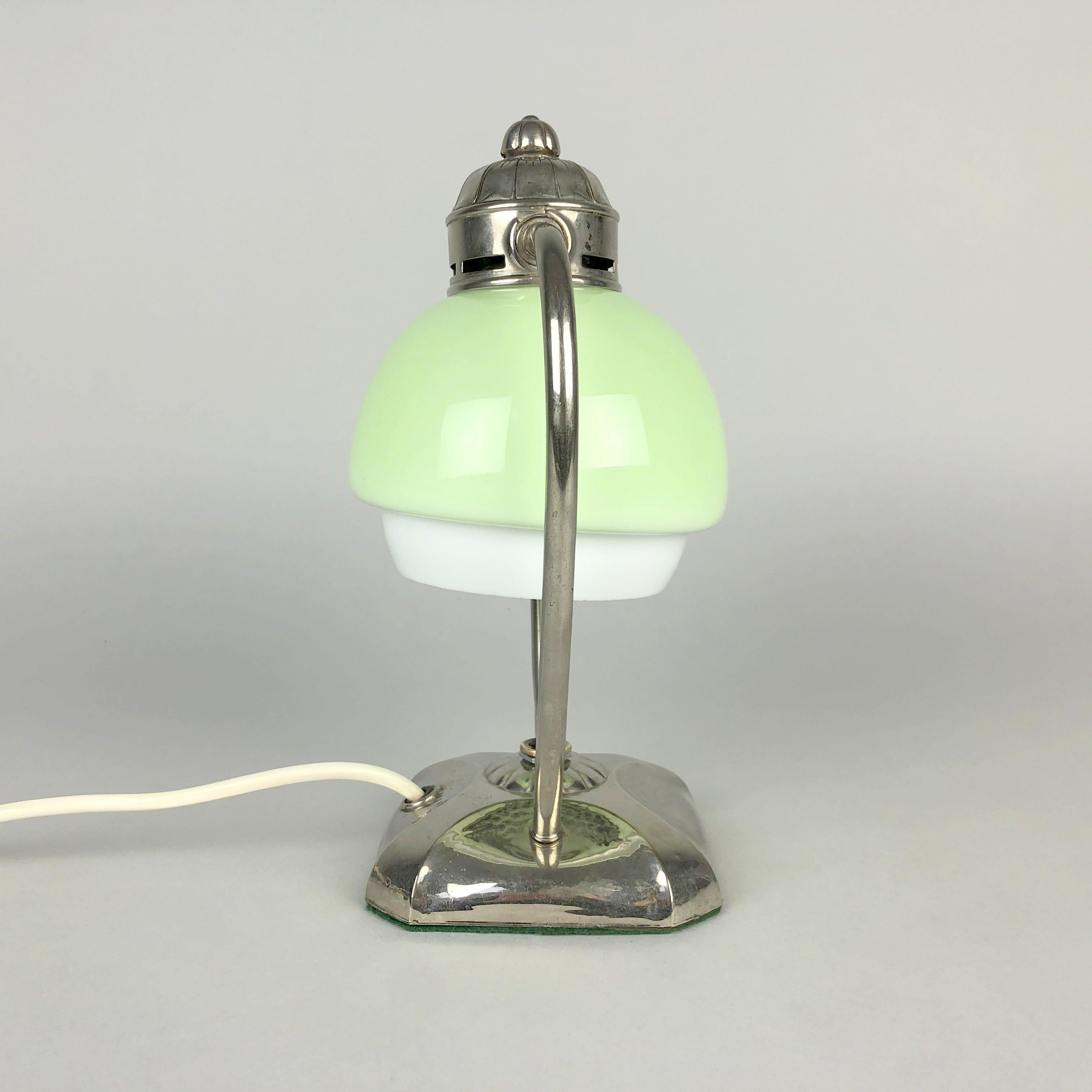 Art Deco Chrome Table Lamp or Lantern, 1930s 5