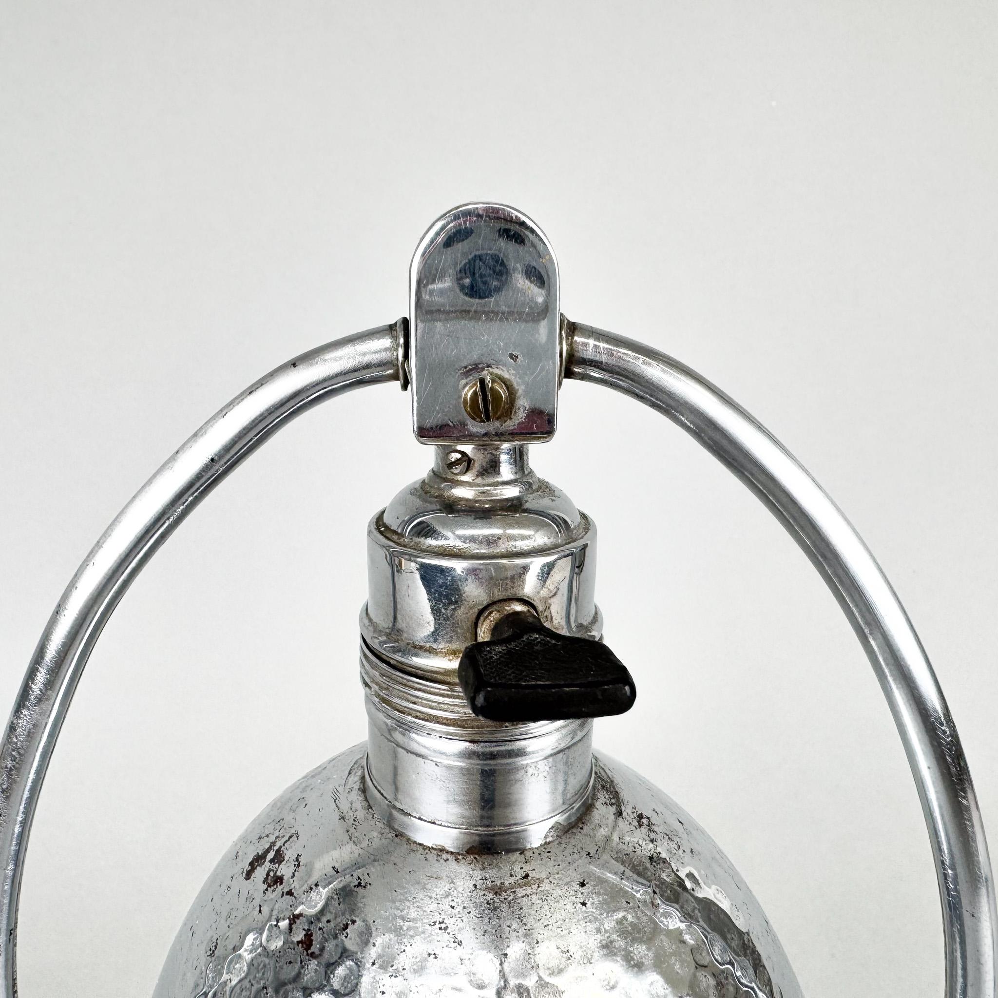 Art Deco Chrome Table Lamp / Lantern, 1930's For Sale 3