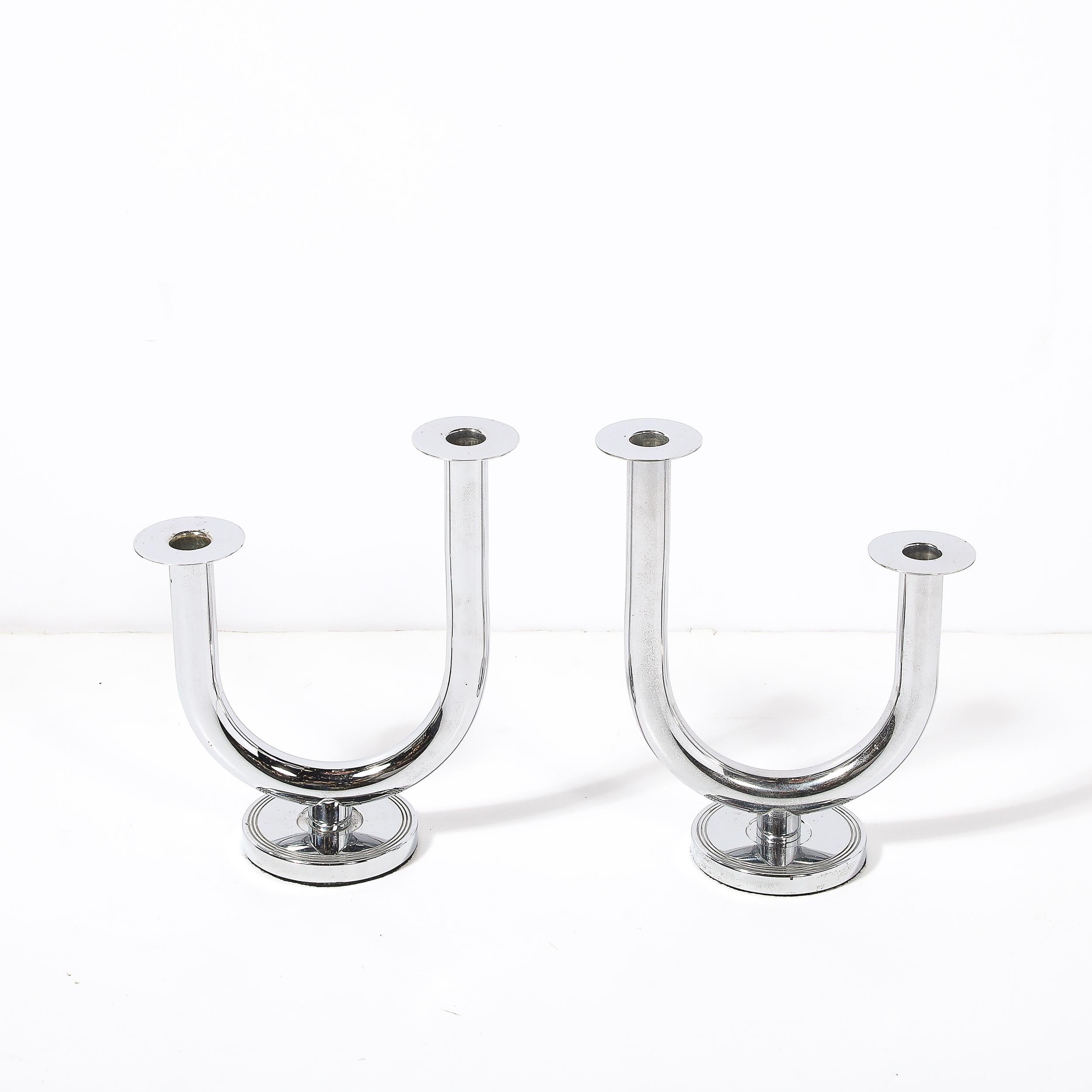 Questa splendida coppia di portacandele 