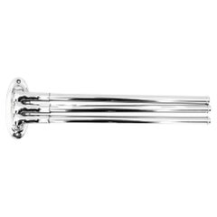 Art Deco Chrome Towel Holder, circa 1920s