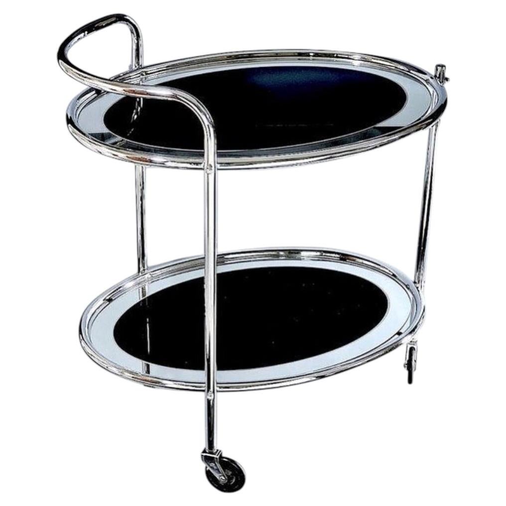 Art Deco Chrome Trolley