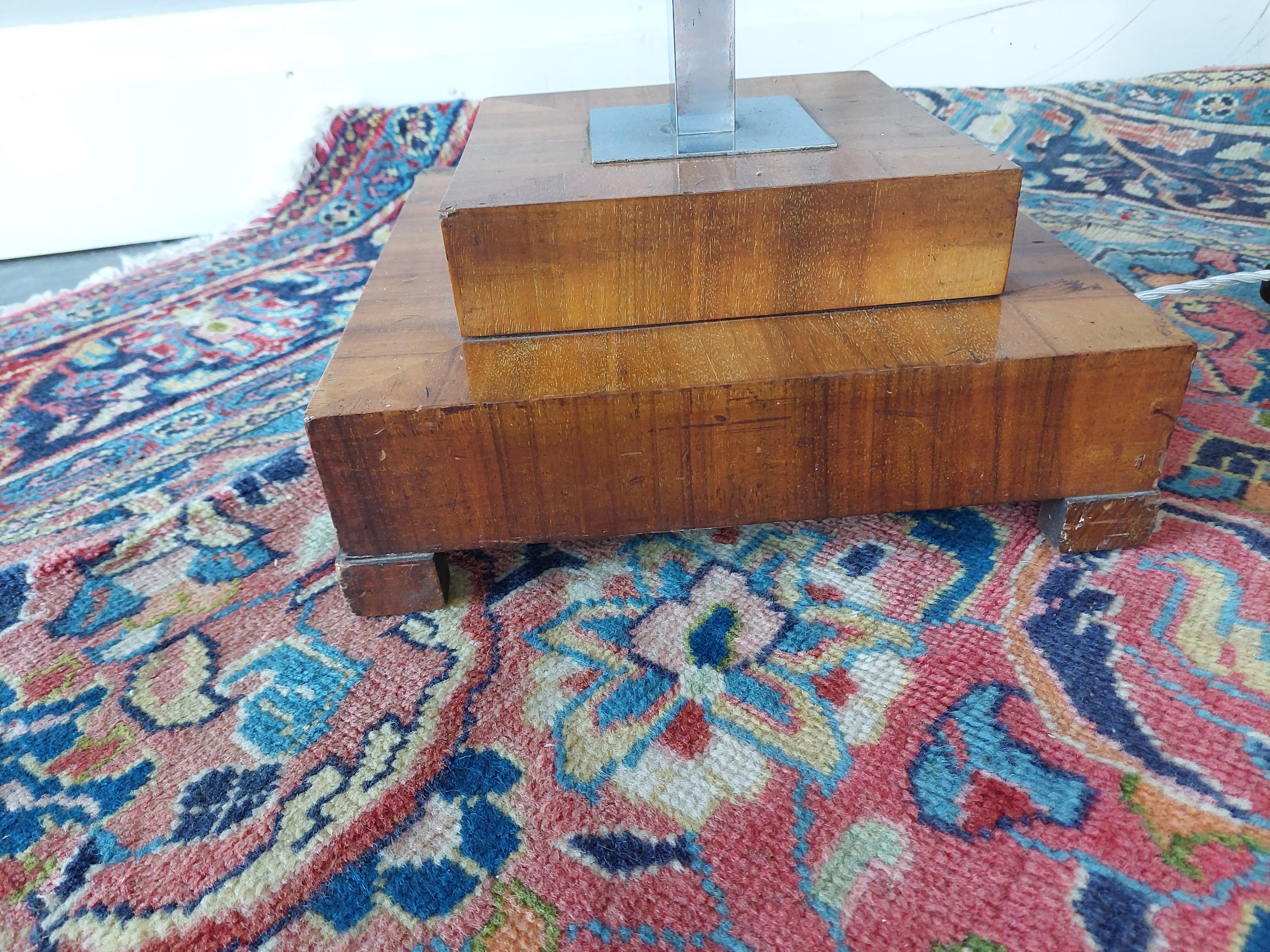 Art Deco Chromed Standard Lamp For Sale 2
