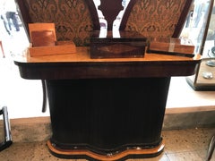 Scatola per sigari Art Deco in Murano e Wood , 1930, Francia