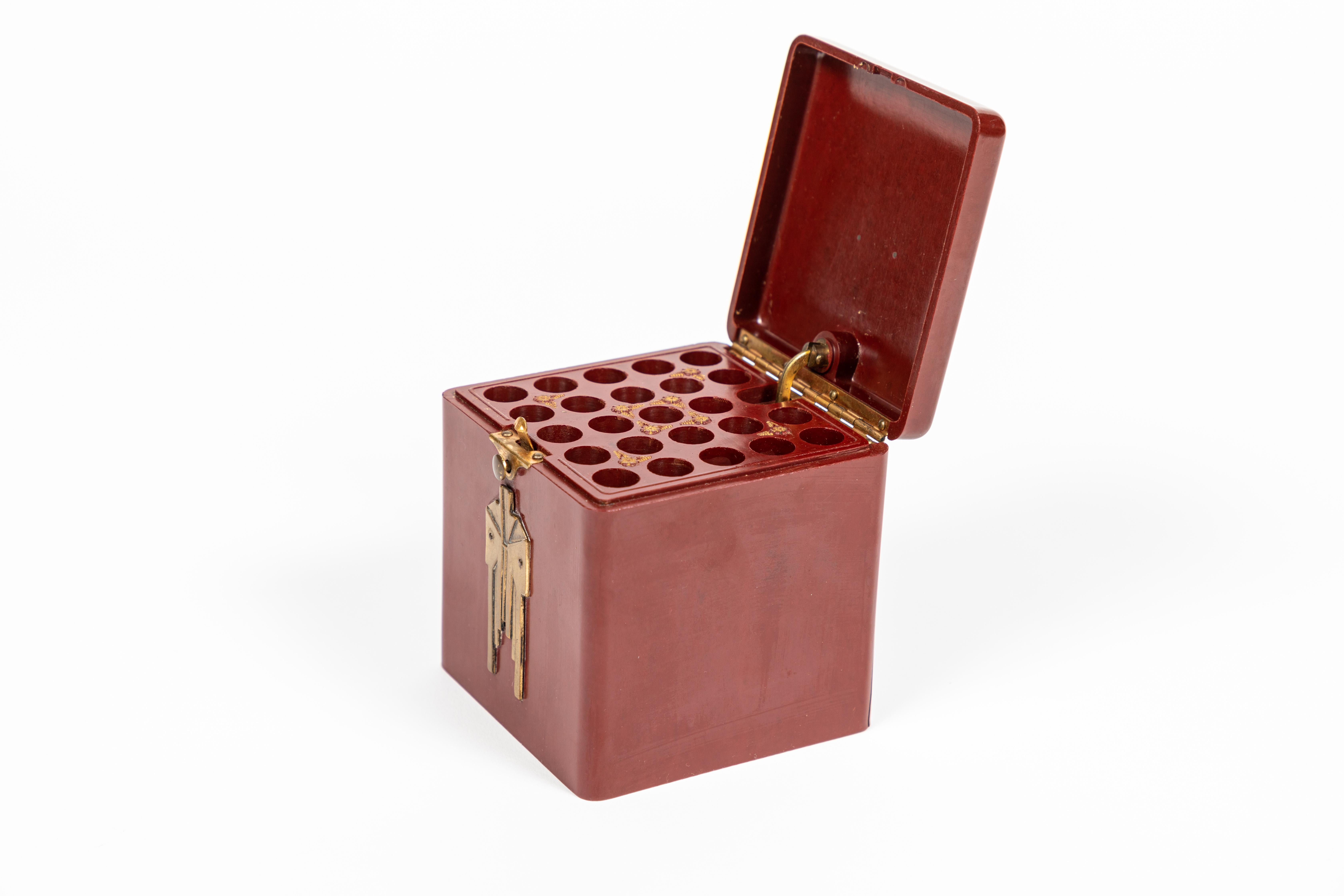 Art Deco Cigarette Box by Demley 2