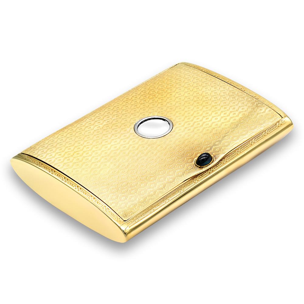 14k gold cigarette case