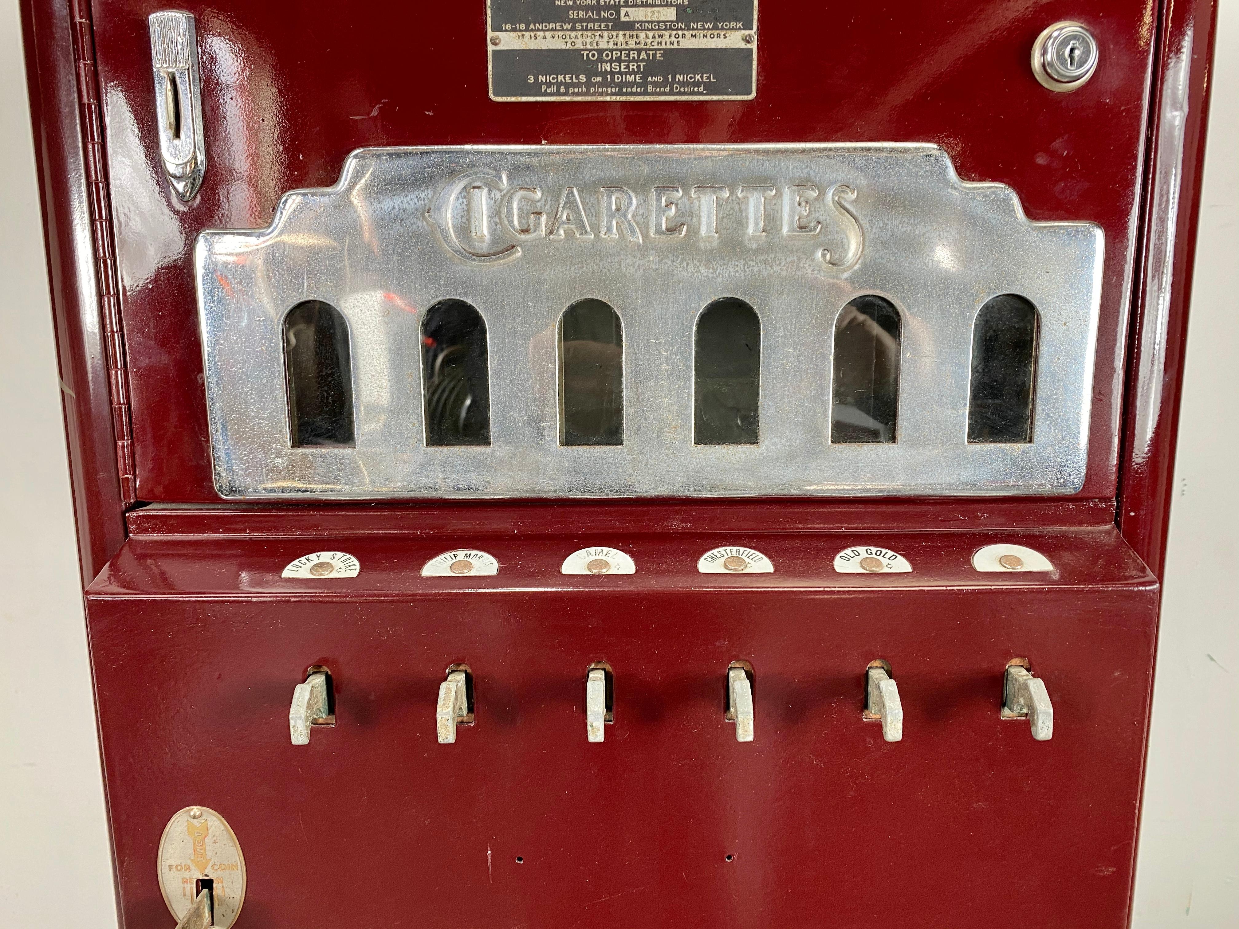 antique cigarette vending machine