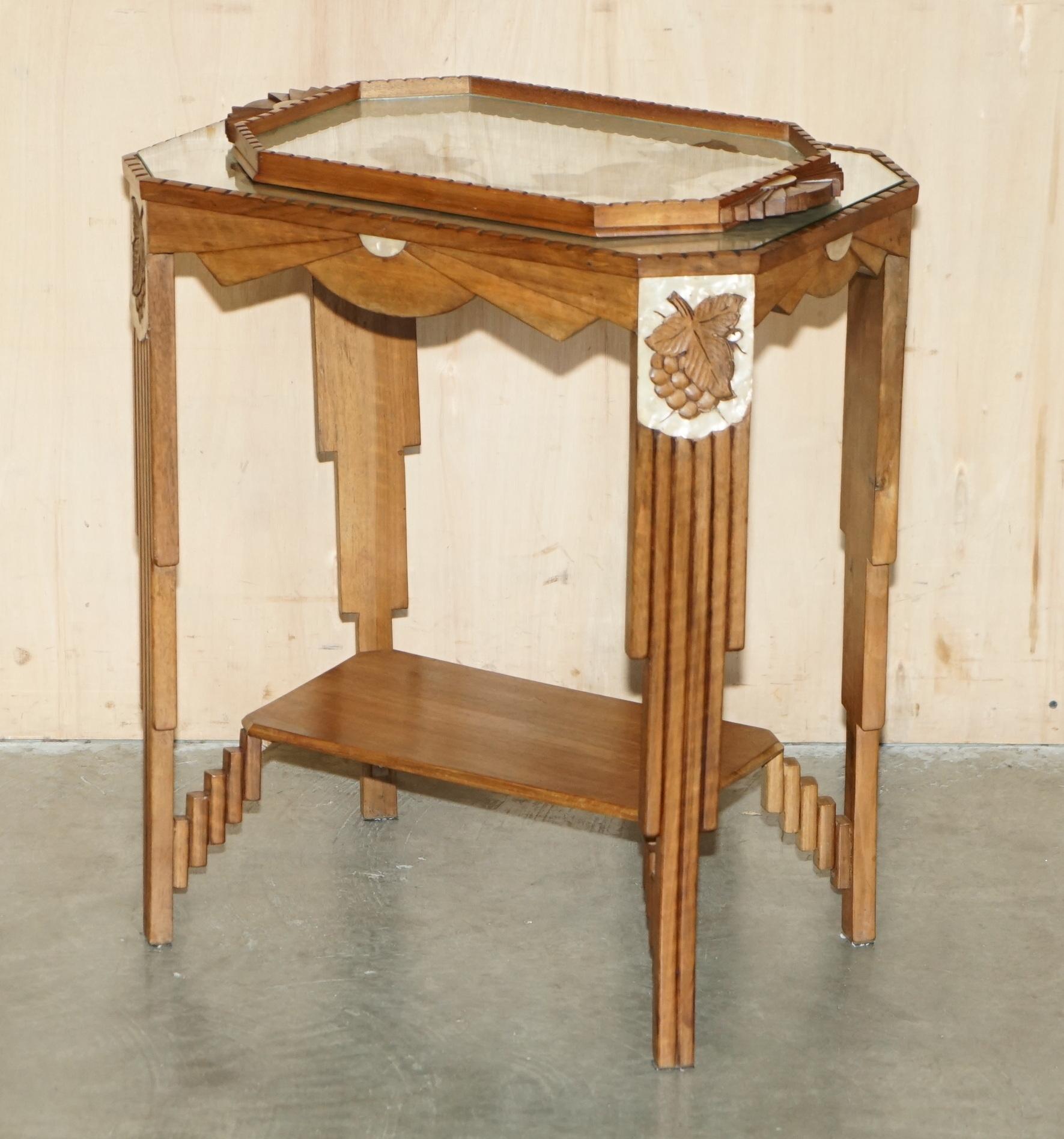 Royal House Antiques

Royal House Antiques is delighted to offer for sale this absolutely stunning, Art Deco Walnut Tray table with removable tray top also in Walnut with Mother of Pearl accents 

Please note the delivery fee listed is just a guide,
