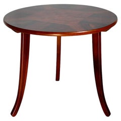 Art Deco Circular Chess Walnut Side Table Josef Frank Haus und Garten c 1925