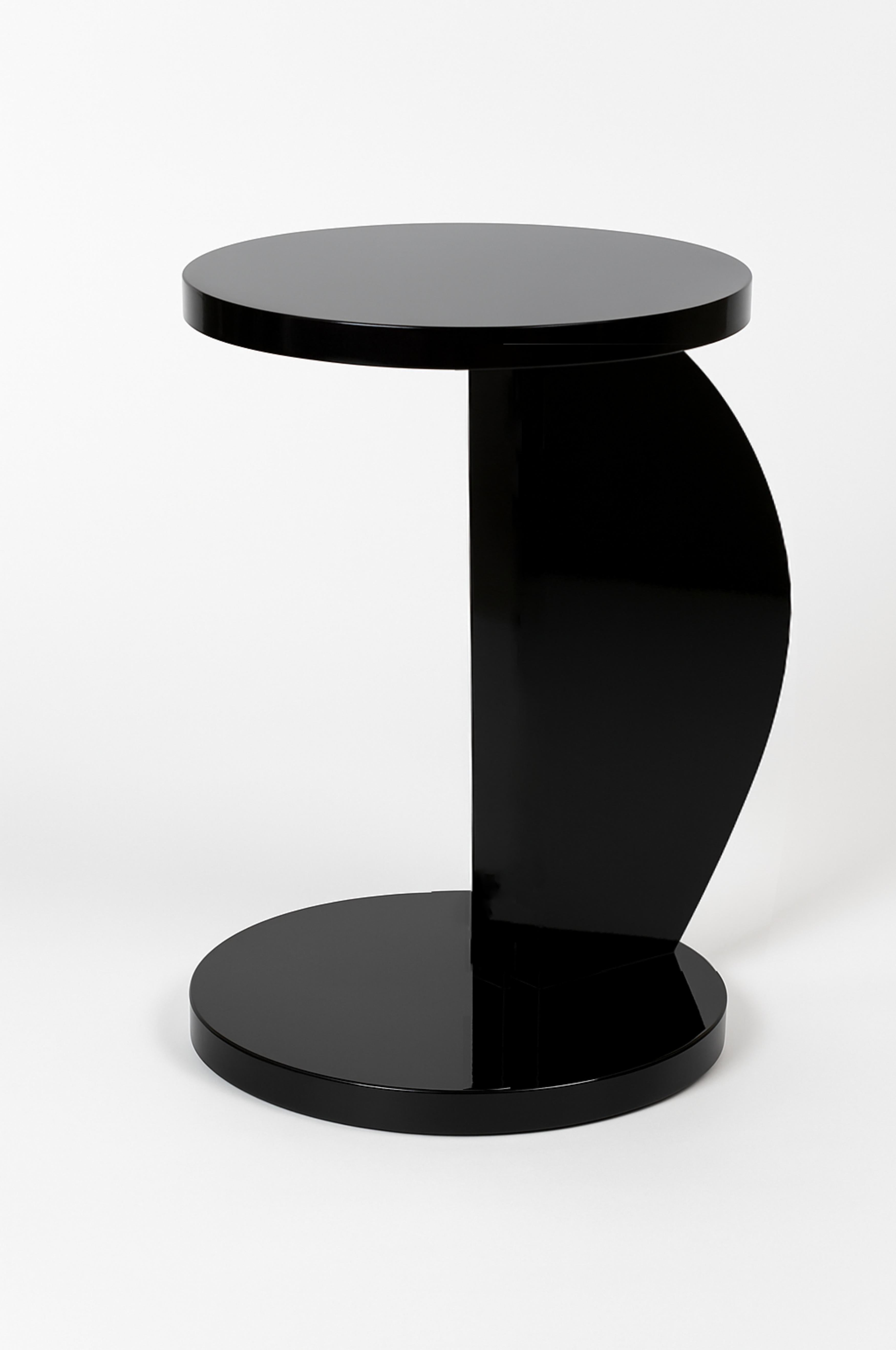 Table centrale circulaire à piédestal, Art déco, 20e siècle Bon état - En vente à Lisbon, PT