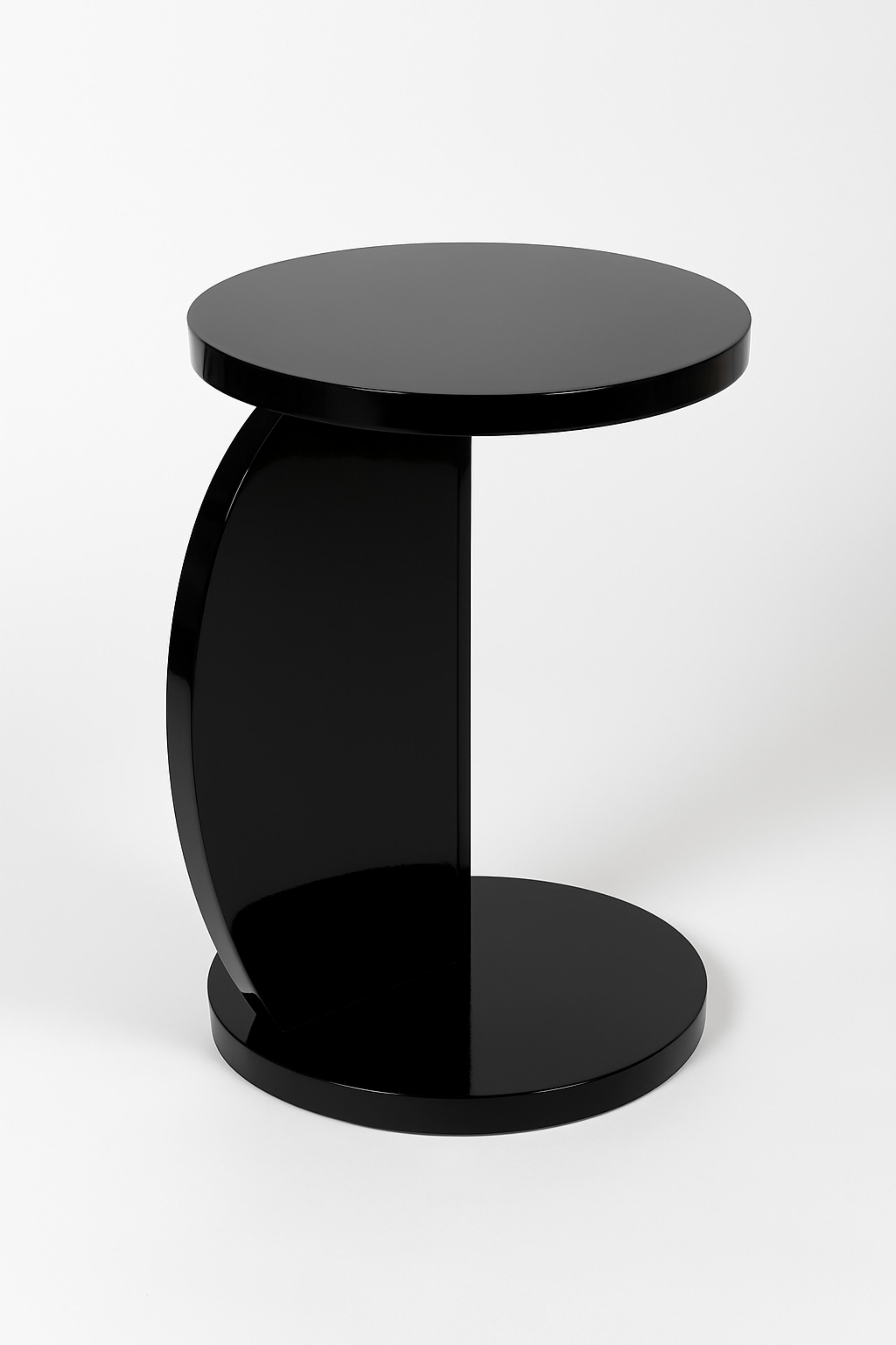 20ième siècle Table centrale circulaire à piédestal, Art déco, 20e siècle en vente