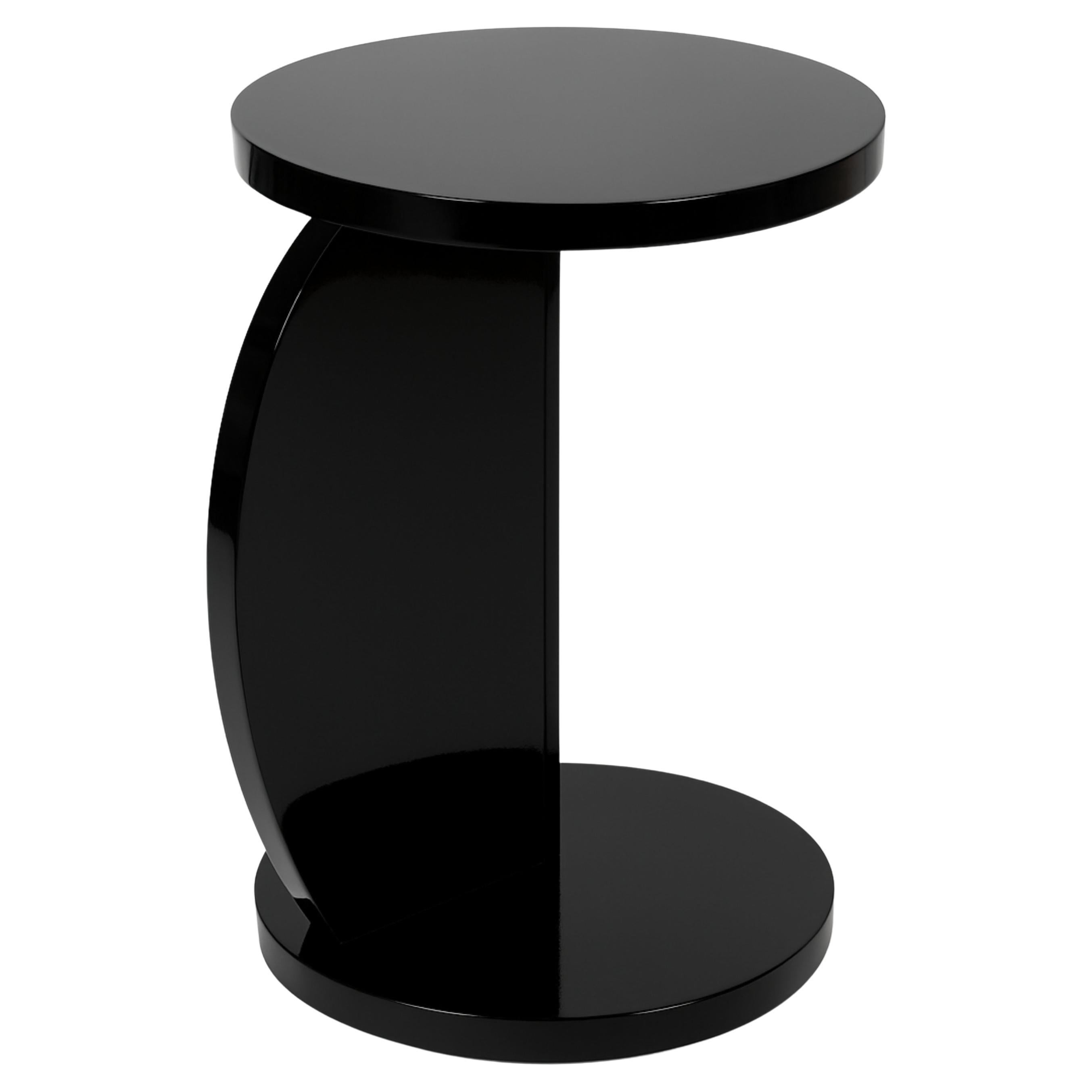Table centrale circulaire à piédestal, Art déco, 20e siècle