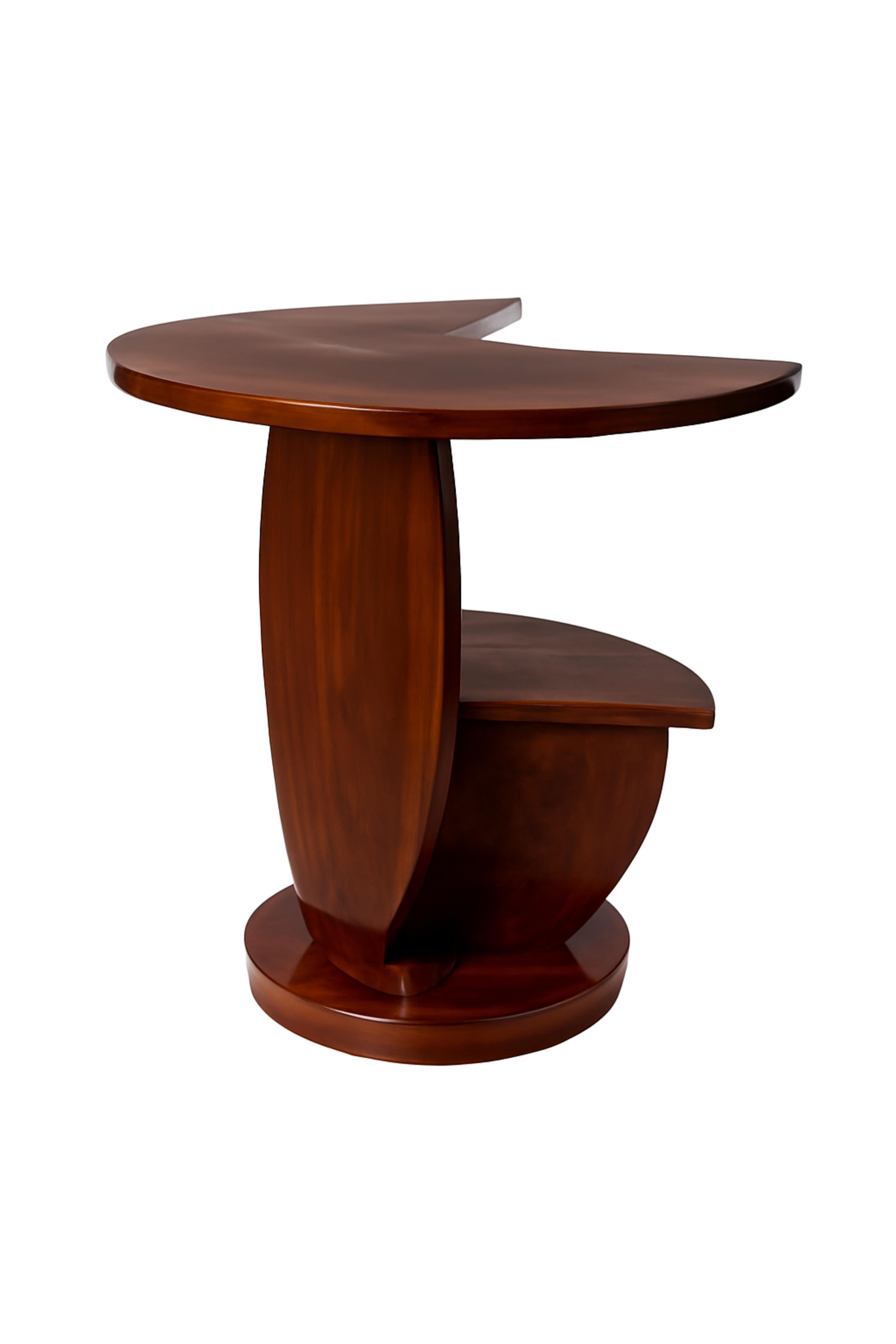 Art Deco Circular Pedestal Center Table, 20th Century For Sale 3