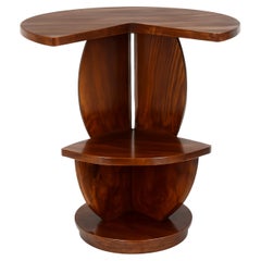 Art Deco Circular Pedestal Center Table, 20th Century