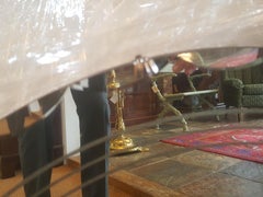 Art Deco Circular Silvered Mirror