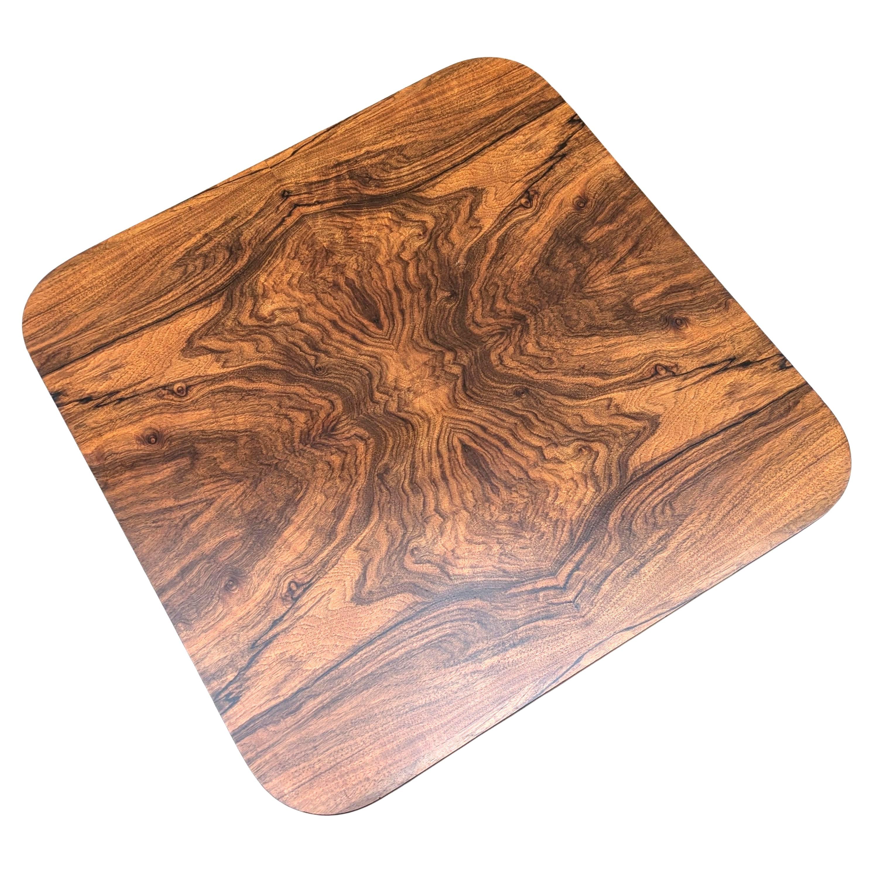 Art Deco Circular Walnut Occasional Three Tier Table, Circa 1930 In Good Condition For Sale In Devon, England