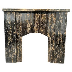 Used Art Deco Circulation Fireplace Made of the Exclusive Portoro Marble (reserved)