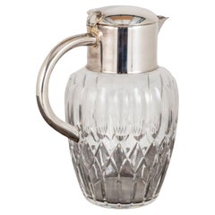 Art Deco Claret Jug Silver Plate Period 1930