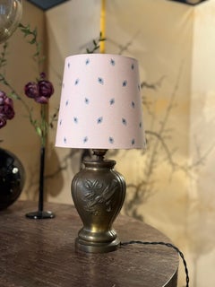 Lampe de table Art déco en bronze classique, Stjärnmetall, Suède Années 1930.