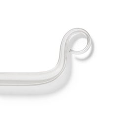 Art Deco Clear Glass Curtain Rod, c. 1920s-1930s