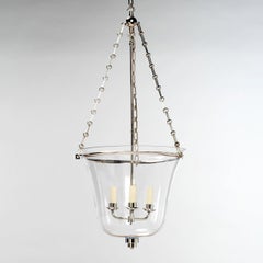 Art Deco Cloche Lantern, Nickel