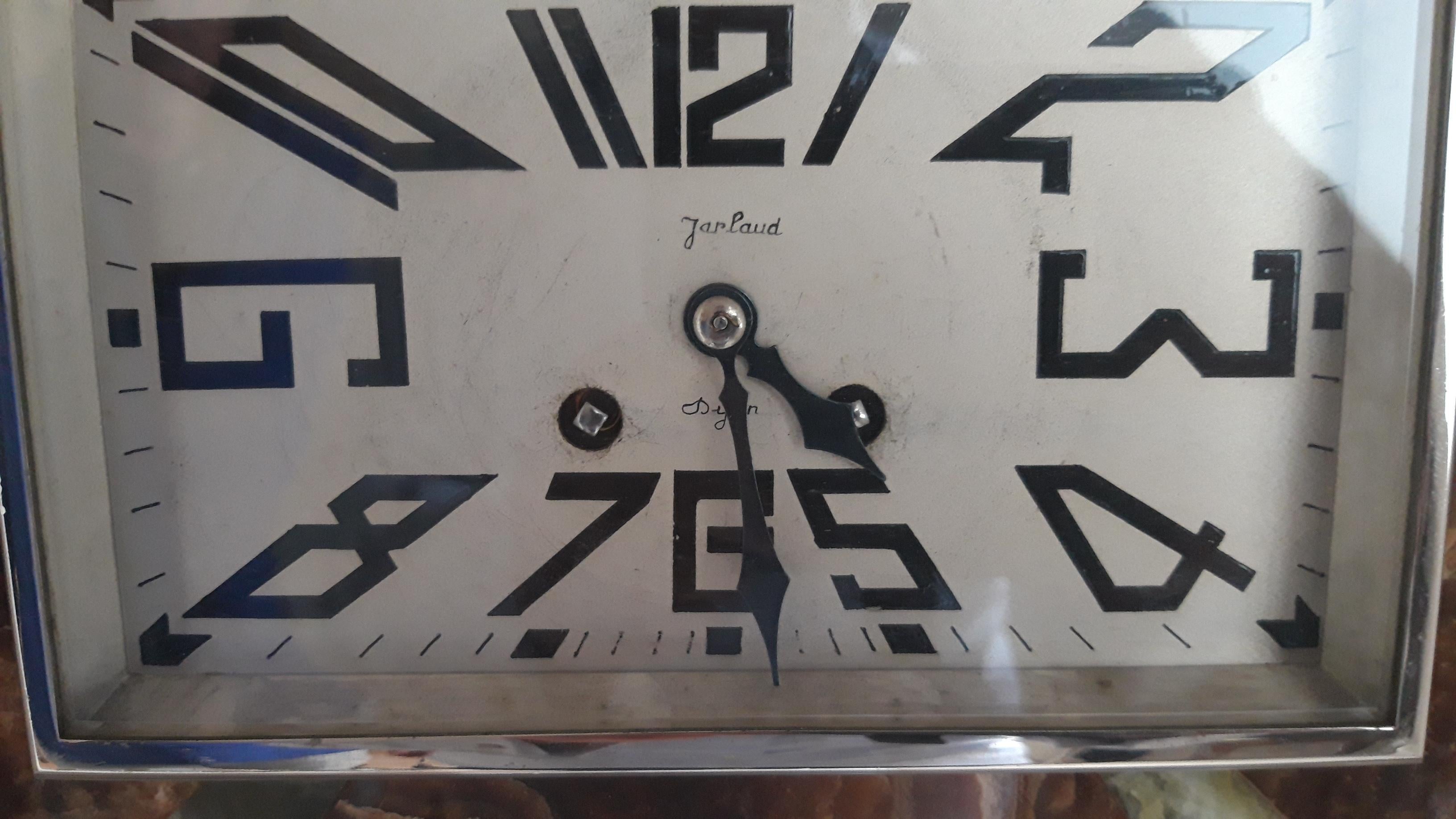 European Art Deco Clock, France, circa 1925 For Sale
