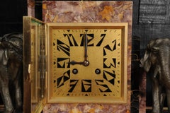 Art Deco Clock Set ~ Elephants