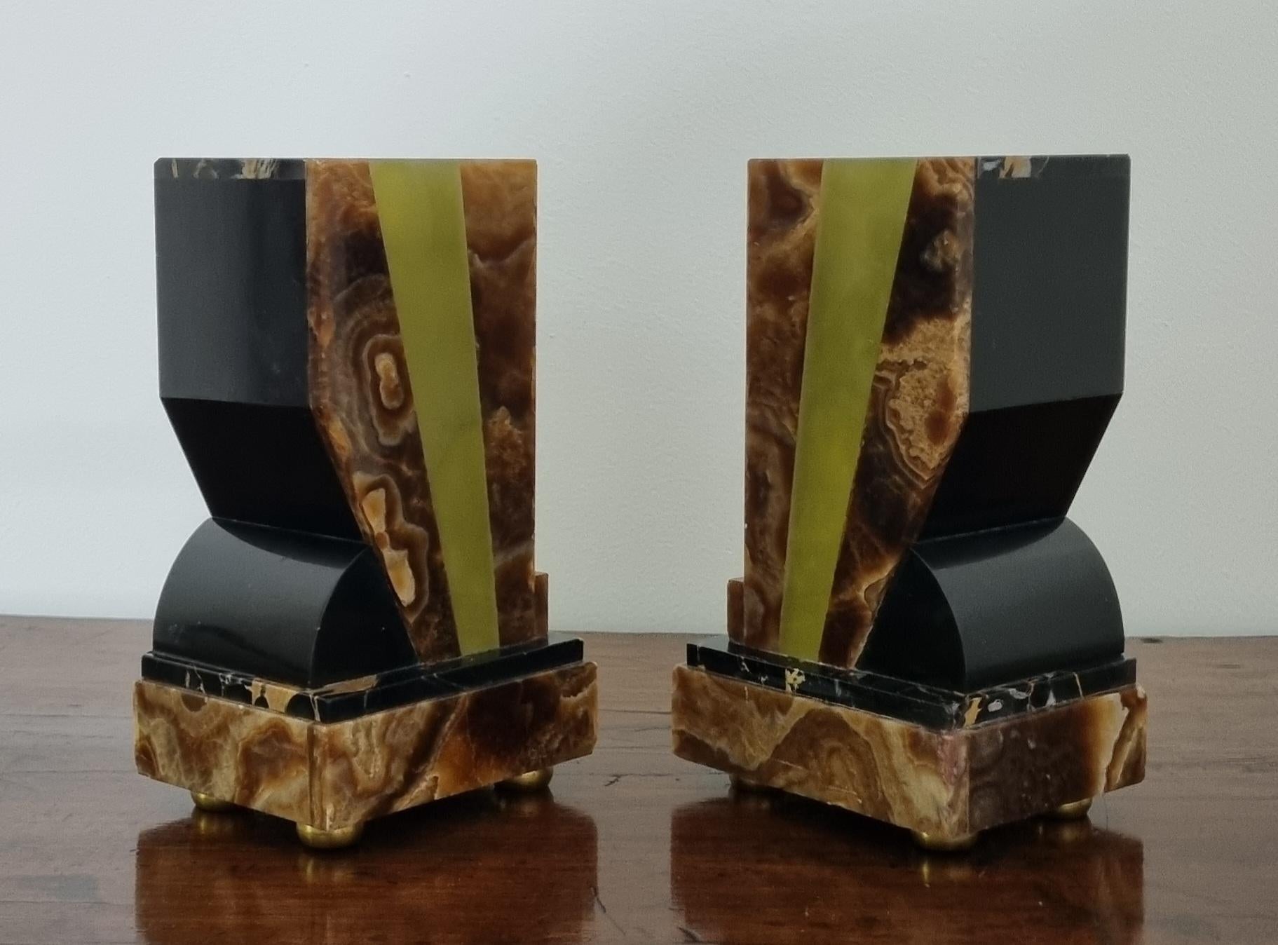 Art Deco Clock Set Lady And Greyhounds Sculpture 